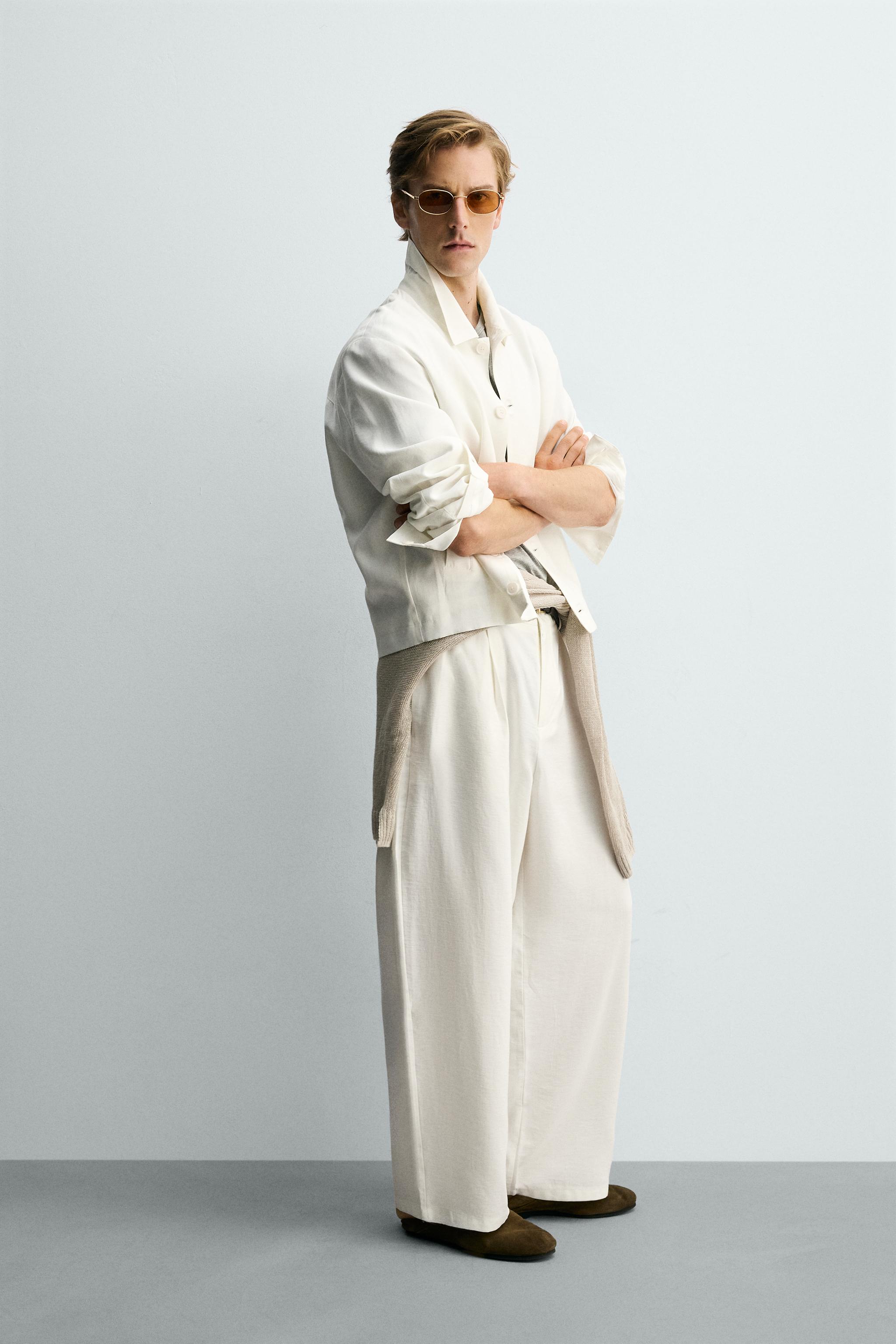 PANTALON FLUIDE À PLIS